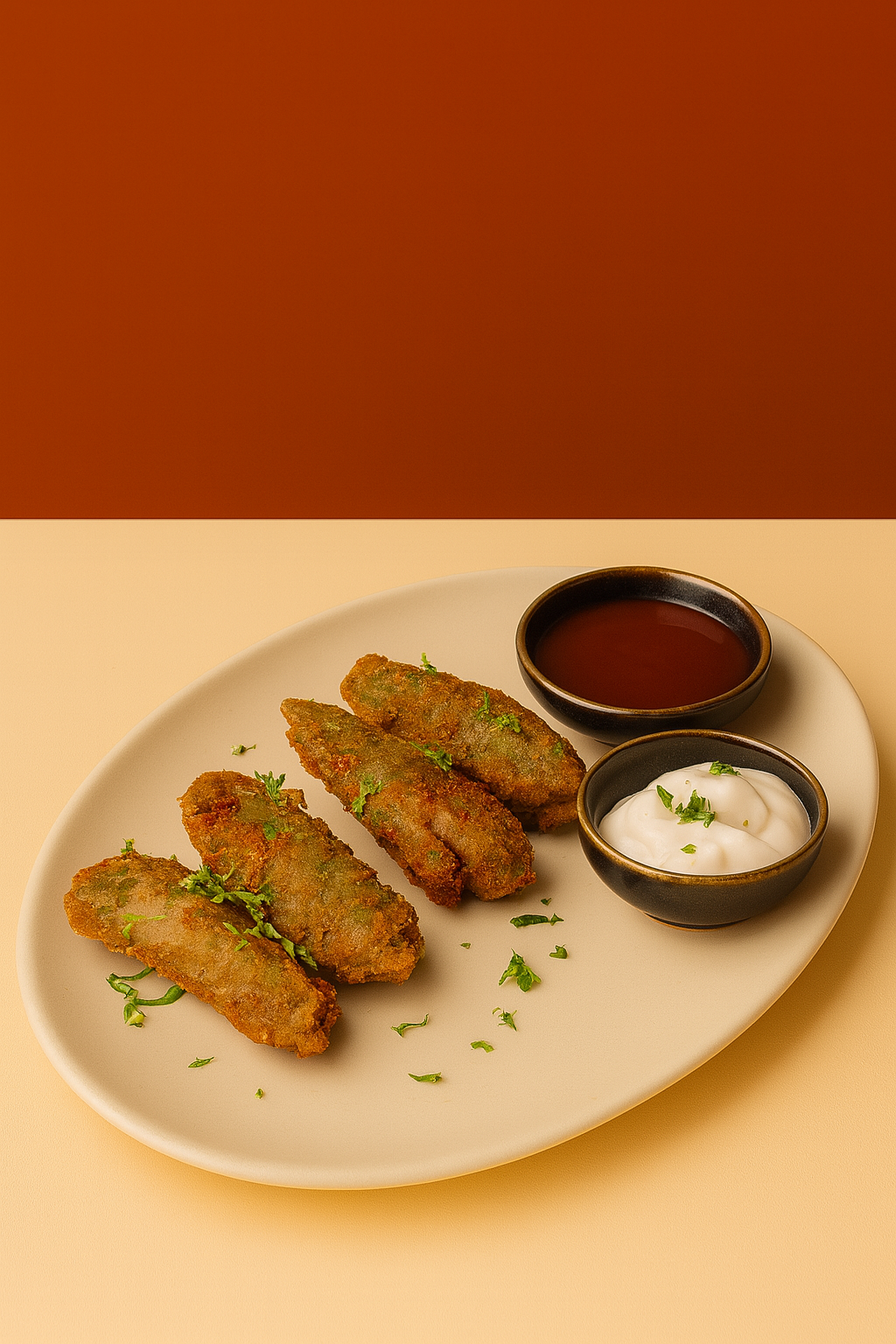 Crunchy Veg Momos (6 pcs)