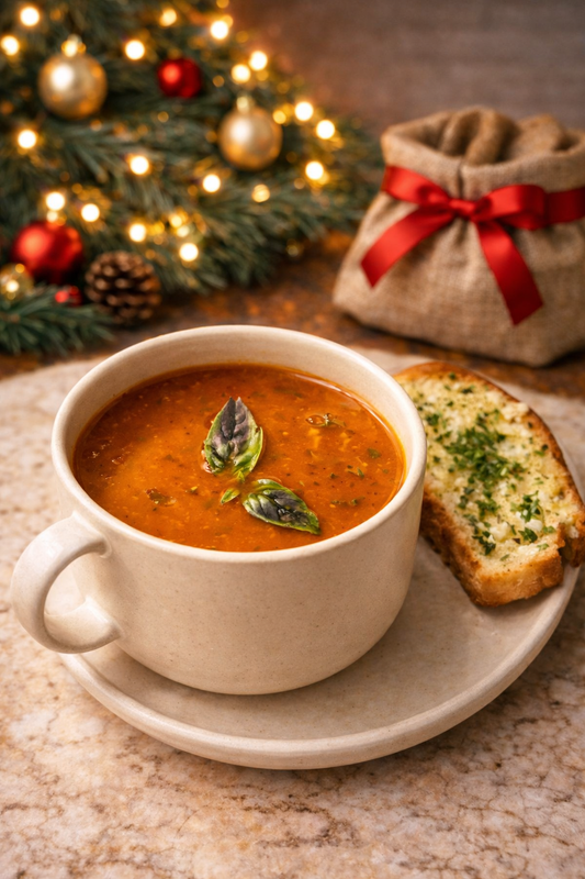 Tomato, Carrot & Basil Soup