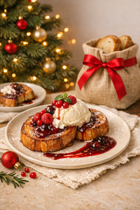 Warm Berry French Toast